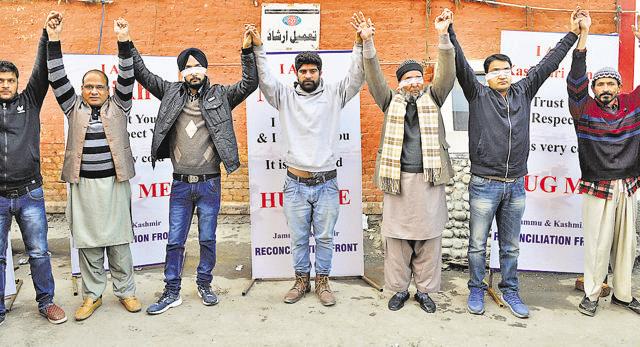 “We, all humans, are alike. When God has not differentiated between us, why should there be any division? There should not be any intolerance. This is the message we want to send across,” Mawa, who is the chairman of Jammu and Kashmir Reconciliation Front, said. (Waseem Andrabi/HT Photo) “We, all humans, are alike. When God has not differentiated between us, why should there be any division? There should not be any intolerance. This is the message we want to send across,” Mawa, who is the chairman of Jammu and Kashmir Reconciliation Front, said. (Waseem Andrabi/HT Photo)