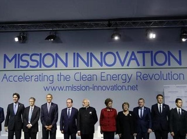 French President Francois Hollande (L) and Prime Minister Narendra Modi attend the launching of the International Solar Alliance on the opening day of the World Climate Change Conference 2015 (COP21) at Le Bourget, near Paris, France. (Reuters Photo) French President Francois Hollande (L) and Prime Minister Narendra Modi attend the launching of the International Solar Alliance on the opening day of the World Climate Change Conference 2015 (COP21) at Le Bourget, near Paris, France. (Reuters Photo)