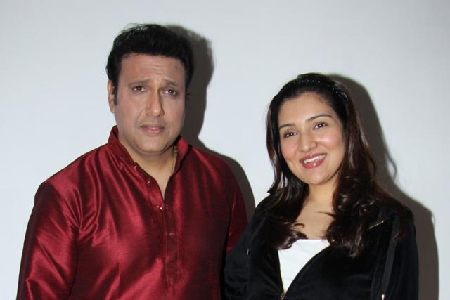 Govinda and his daughter Tina Ahuja during a photo shoot in Mumbai on Nov 23, 2015. (IANS)