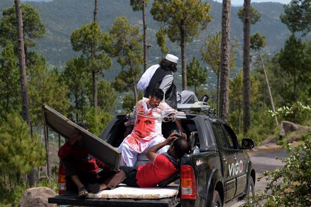 Ma Chera Gharib Sara (Don’t Pester the Poor) was filmed during the summer in Lahore in the hills of Murree near Islamabad and edited in five weeks. (AFP)