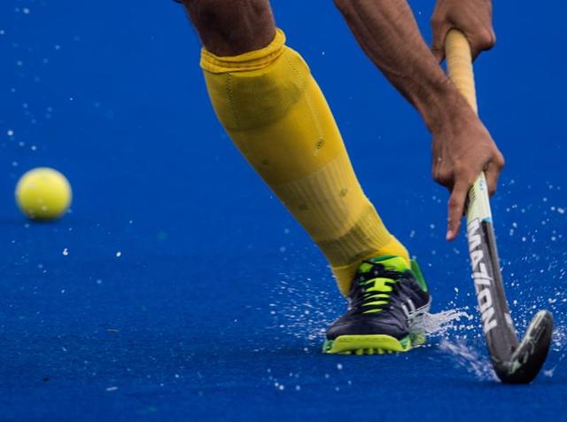 A Brazilian player takes part in the Rio 2016 Olympic Games hockey on grass test event against Mexico in Rio de Janeiro, Brazil on November 25, 2015. (AFP Photo) A Brazilian player takes part in the Rio 2016 Olympic Games hockey on grass test event against Mexico in Rio de Janeiro, Brazil on November 25, 2015. (AFP Photo)
