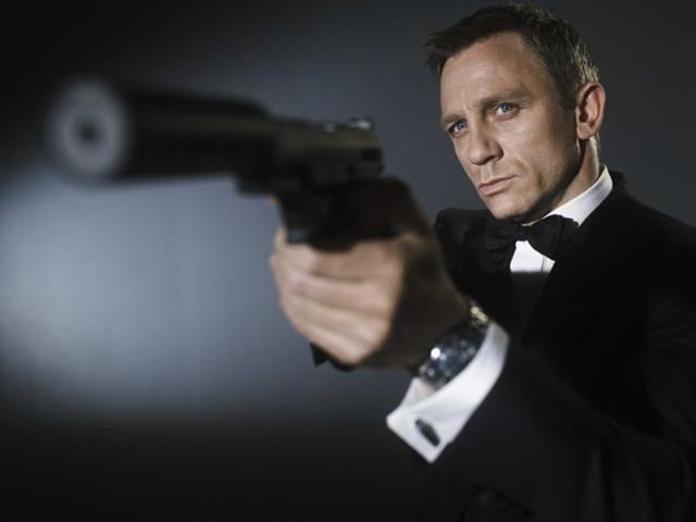 Daniel Craig as agent 007 James Bond.
