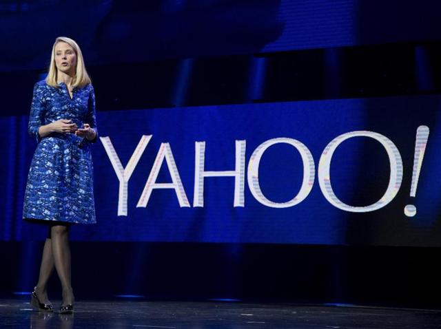Yahoo president and CEO Marissa Mayer speaks during the International Consumer Electronics Show in Las Vegas. Mayer’s nearly four-year attempt to turn around Yahoo needs a turnaround itself, repeating a pattern of futility that has hobbled one of the internet’s best-known companies for the past decade. (AP File Photo) Yahoo president and CEO Marissa Mayer speaks during the International Consumer Electronics Show in Las Vegas. Mayer’s nearly four-year attempt to turn around Yahoo needs a turnaround itself, repeating a pattern of futility that has hobbled one of the internet’s best-known companies for the past decade. (AP File Photo)