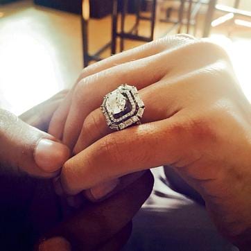 Karishma Tanna’s engagement ring means the most to her. Karishma Tanna’s engagement ring means the most to her.