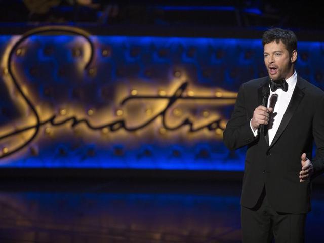 Harry Connick Jr performs onstage at the Sinatra 100 - An All-Star Grammy Concert in Las Vegas. (AP) Harry Connick Jr performs onstage at the Sinatra 100 - An All-Star Grammy Concert in Las Vegas. (AP)