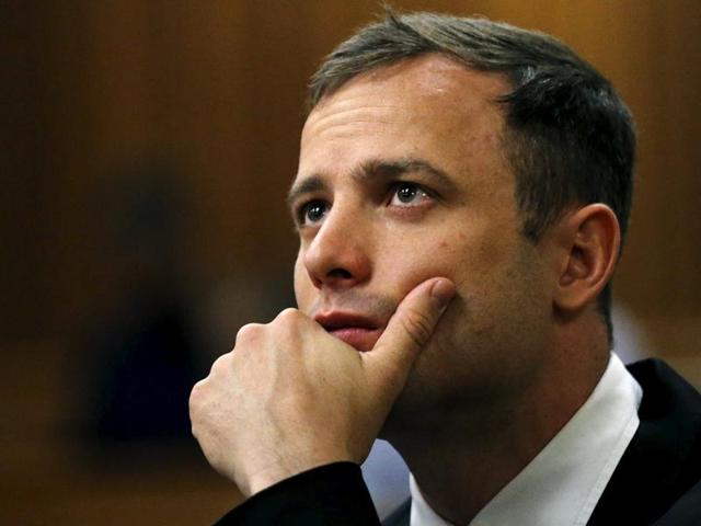 A file photo of Oscar Pistorius during his trial.(AP Photo)