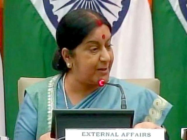 External affairs minister Sushma Swaraj is likely to visit Pakistan next week . (ANI Photo) External affairs minister Sushma Swaraj is likely to visit Pakistan next week . (ANI Photo)