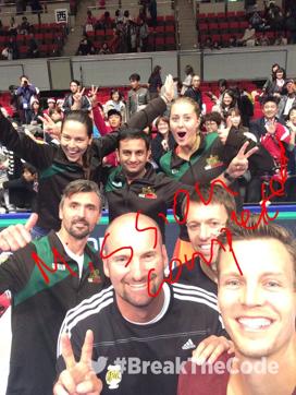 The UAE Royals pose for a team selfie after their win over the Legendari Japan Warriors. (Photo: Twitter handle @iptl) The UAE Royals pose for a team selfie after their win over the Legendari Japan Warriors. (Photo: Twitter handle @iptl)