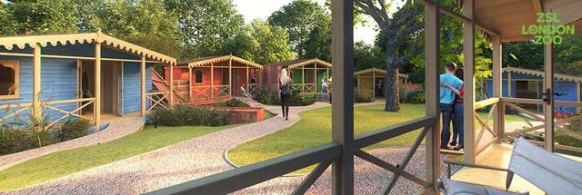 An artist’s impression of the lodge. (ZSL London Zoo)