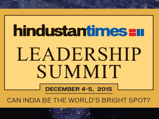 The 13th Hindustan Times Leadership Summit begins today in New Delhi The 13th Hindustan Times Leadership Summit begins today in New Delhi