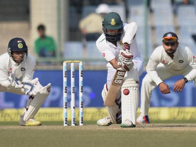 South Africa's Hashim Amla plays a shot. (PTI photo) South Africa's Hashim Amla plays a shot. (PTI photo)