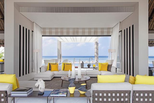 Water view : Cheval Blanc’s Owner’s Villa (above) is fit for a king.