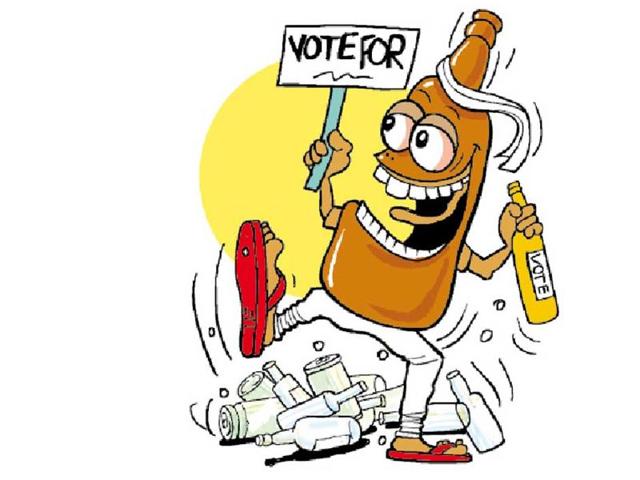 ‘Every paan shop will soon be stocking illicit booze, just like in Gujarat and the neighbourhood bootlegger will be your closest pal,’ said a gin-swilling businessman from Gujarat proudly.(HT File Illustration)
