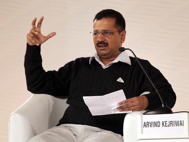 Delhi chief minister Arvind Kejriwal also said Lieutenant Governor Najeeb Jung was creating hurdles in the smooth functioning of his government. (Raj K Raj/HT Photo) Delhi chief minister Arvind Kejriwal also said Lieutenant Governor Najeeb Jung was creating hurdles in the smooth functioning of his government. (Raj K Raj/HT Photo)