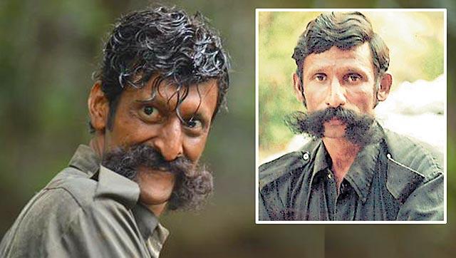 Sandeep Bharadwaj, who plays Veerappan the dreaded Sandalwood smuggler in Ram Gopal Varma’s film Killing Veerappan, shares an uncanny resemblance with the bandit. (RGVzoomin/Twitter) Sandeep Bharadwaj, who plays Veerappan the dreaded Sandalwood smuggler in Ram Gopal Varma’s film Killing Veerappan, shares an uncanny resemblance with the bandit. (RGVzoomin/Twitter)