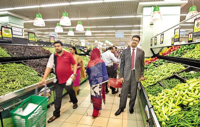 Mall of large spaces: Shibu Philips (above), business head, LuLu Shopping Mall, the second biggest in India, says tourists to Kochi head here to relax at its 5,000 sq feet skating rink “with real ice” and a 12-lane bowling alley. But the most crowded is the 2-lakh sq feet LuLu Hypermarket, India’s largest, which stocks the best international food brands (Photo: Dinesh Krishnan) Mall of large spaces: Shibu Philips (above), business head, LuLu Shopping Mall, the second biggest in India, says tourists to Kochi head here to relax at its 5,000 sq feet skating rink “with real ice” and a 12-lane bowling alley. But the most crowded is the 2-lakh sq feet LuLu Hypermarket, India’s largest, which stocks the best international food brands (Photo: Dinesh Krishnan)