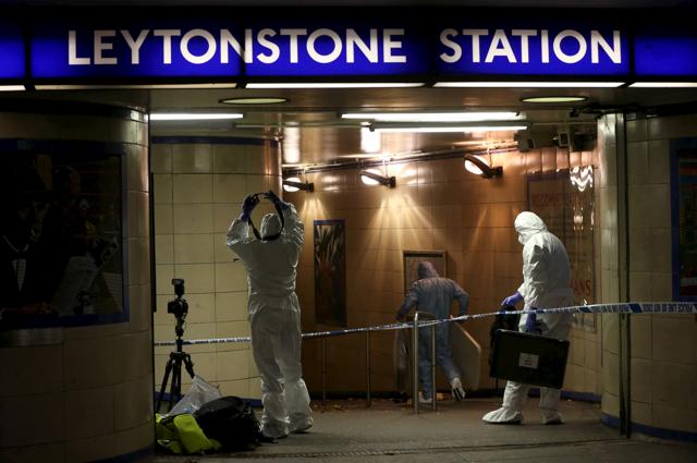 Police tape is seen at a crime scene at Leytonstone underground station in east London. (Reuters File Photo) Police tape is seen at a crime scene at Leytonstone underground station in east London. (Reuters File Photo)