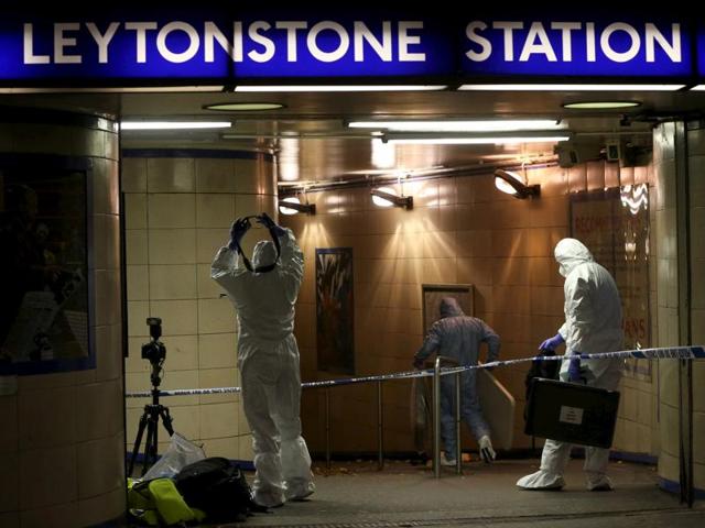 Police tape is seen at the Leytonstone Underground Station in east London, where a man stabbed one person and reportedly injured two others on December 6, 2015. (Reuters Photo) Police tape is seen at the Leytonstone Underground Station in east London, where a man stabbed one person and reportedly injured two others on December 6, 2015. (Reuters Photo)