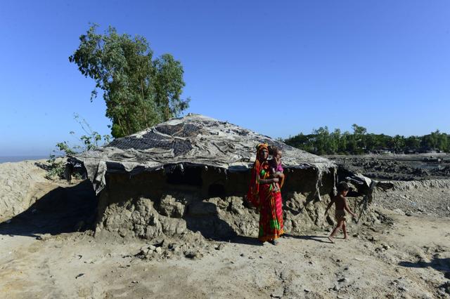 Around 40,000 islanders have relocated to Cox’s Bazaar, eking out a living in corrugated shacks down rubbish-strewn alleyways. (AFP) Around 40,000 islanders have relocated to Cox’s Bazaar, eking out a living in corrugated shacks down rubbish-strewn alleyways. (AFP)