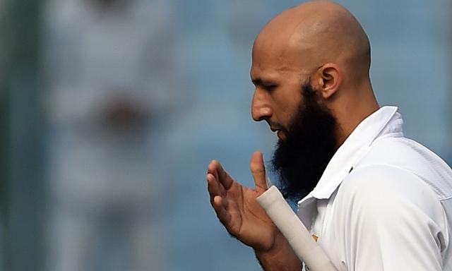 Hashim Amla walks back to the pavilion after his dismissal by Ravindra Jadeja. (AFP Photo) Hashim Amla walks back to the pavilion after his dismissal by Ravindra Jadeja. (AFP Photo)