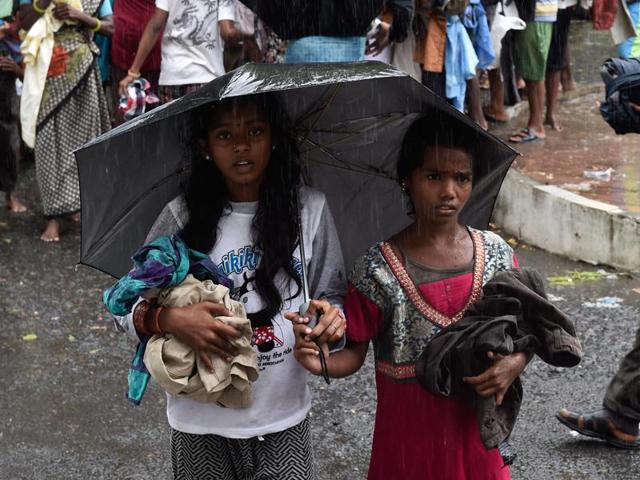 An aerial view shows a flooded residential colony in Chennai. (REUTERS) An aerial view shows a flooded residential colony in Chennai. (REUTERS)