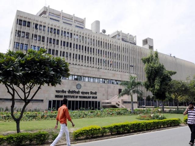 File photo of IIT Campus in New Delhi, India. (Sushil Kumar/ HT photo)