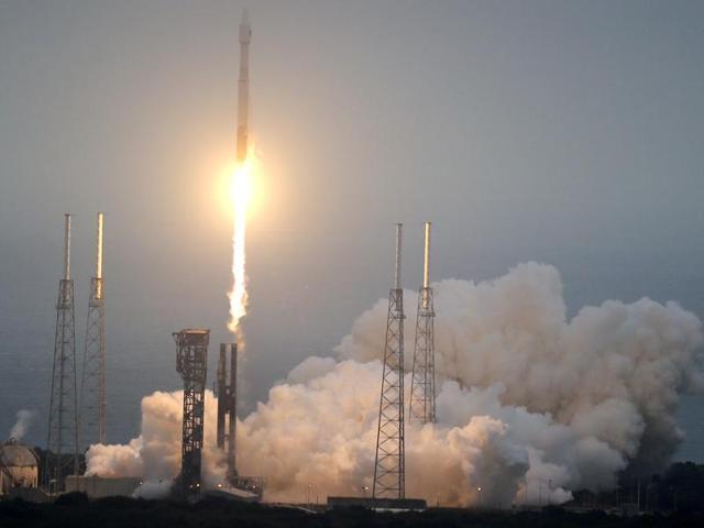 A United Launch Alliance Atlas V rocket lifts off from launch complex 41 at the Cape Canaveral Air Force Station, in Cape Canaveral, Florida on December 6, 2015. (AP Photo) A United Launch Alliance Atlas V rocket lifts off from launch complex 41 at the Cape Canaveral Air Force Station, in Cape Canaveral, Florida on December 6, 2015. (AP Photo)