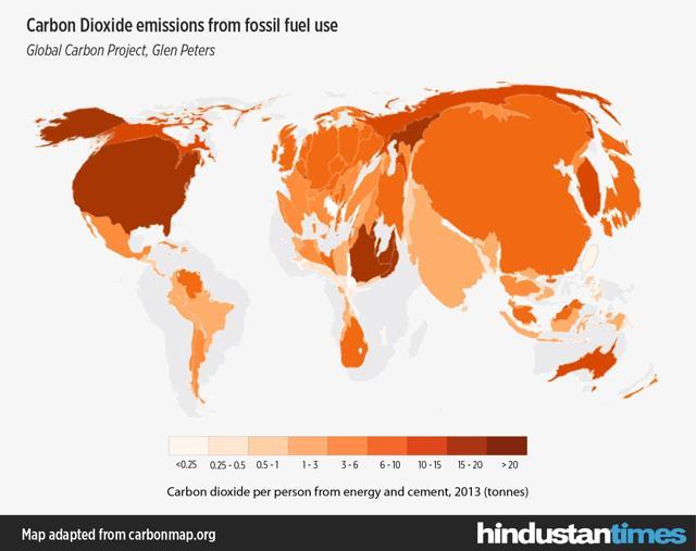 India and China’s economies have a burgeoning appetite fossil fuel and has resulted in a high emission rate. (Anand Katakam/Hindustan Times) India and China’s economies have a burgeoning appetite fossil fuel and has resulted in a high emission rate. (Anand Katakam/Hindustan Times)