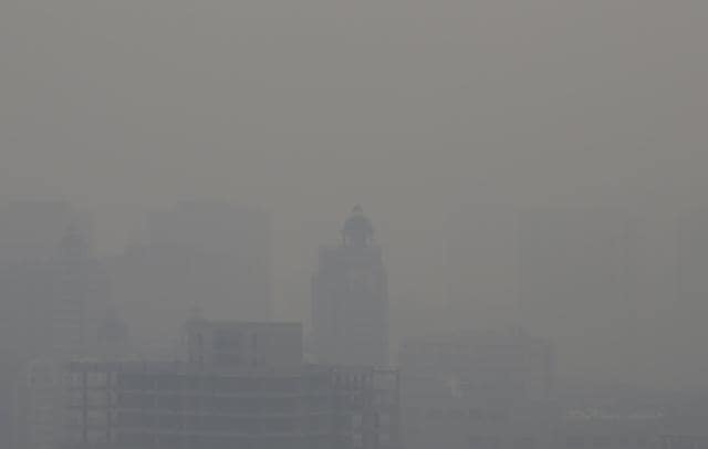 Buildings are pictured amid haze in Beijing. (REUTERS) Buildings are pictured amid haze in Beijing. (REUTERS)