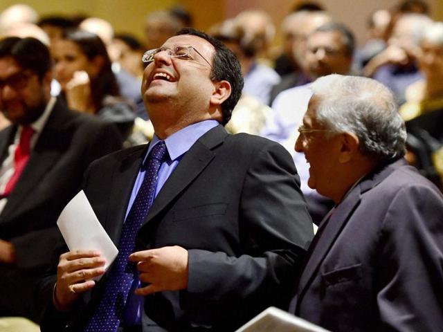 Cyrus Mistry, Chairman of Tata Sons during the launch of Director of Tata Sons, R Gopalakrishnan's book, "Six Lenses" in Mumbai.(PTI)