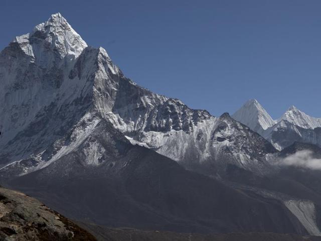 According to a report, glaciers on Mount Everest have shrunk by 28% over the past 40 years. (AP File Photo) According to a report, glaciers on Mount Everest have shrunk by 28% over the past 40 years. (AP File Photo)