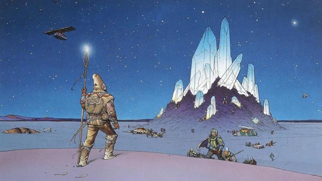 The work of the legendary Jean Giraud aka Mœbius. The work of the legendary Jean Giraud aka Mœbius.