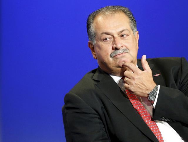 Dow Chemical CEO Andrew Liveris participates in a business leaders panel discussion as part of the U.S.-Africa Business Forum in Washington. (REUTERS) Dow Chemical CEO Andrew Liveris participates in a business leaders panel discussion as part of the U.S.-Africa Business Forum in Washington. (REUTERS)