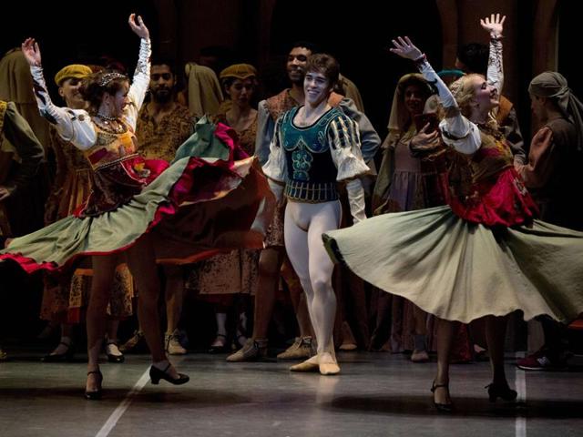 A sequence from the ballet. (AFP) A sequence from the ballet. (AFP)