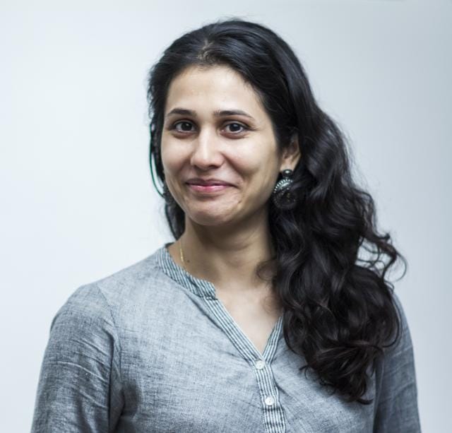Trained in multiple disciplines, Chopra has a master’s degree in painting from the College of Art, New Delhi; studied art history (including the Italian Renaissance artists whose works influence her art) (Photo: Aalok Soni/Hindustan times ) Trained in multiple disciplines, Chopra has a master’s degree in painting from the College of Art, New Delhi; studied art history (including the Italian Renaissance artists whose works influence her art) (Photo: Aalok Soni/Hindustan times )
