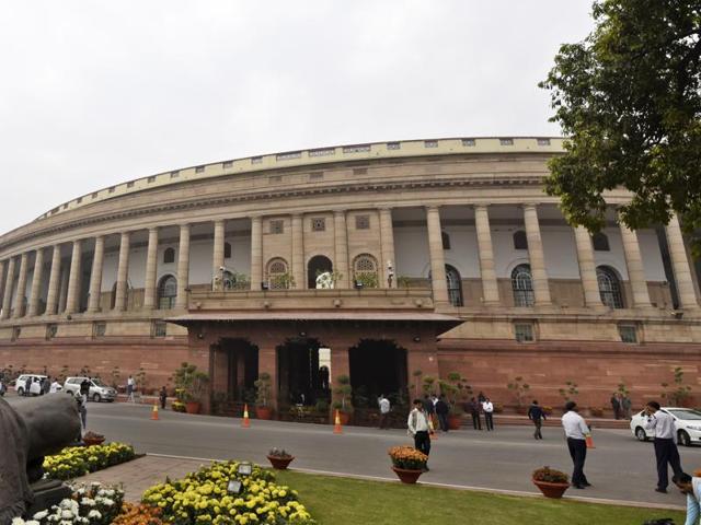 The Parliament House(Mohd Zakir/HT Photo)