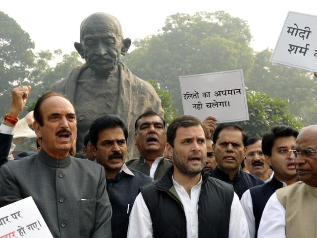 Rahul would not seek bail as he is ‘convinced’ that the Narendra Modi-led government “plotted” the legal trouble for his mother and himself(Photo by Mohd Zakir/ Hindustan Times) (Hindustan Times) Rahul would not seek bail as he is ‘convinced’ that the Narendra Modi-led government “plotted” the legal trouble for his mother and himself(Photo by Mohd Zakir/ Hindustan Times) (Hindustan Times)