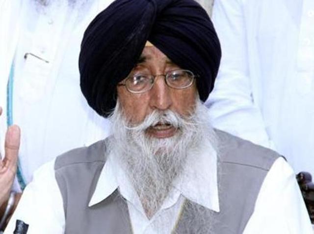 Shiromani Akali Dal (Amritsar) president Simranjit Singh Mann.(HT Photo)