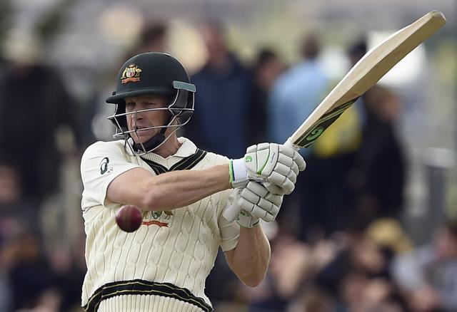 Australia's Adam Voges hits a boundary against the West Indies during their cricket test match in Hobart, Australia on December 11, 2015. (AP Photo) Australia's Adam Voges hits a boundary against the West Indies during their cricket test match in Hobart, Australia on December 11, 2015. (AP Photo)