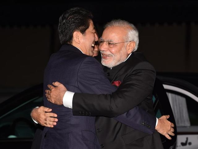 India and Japan are set to sign a $15 billion agreement for a high-speed train linking the Indian financial hub of Mumbai with Ahmadabad. (AFP) India and Japan are set to sign a $15 billion agreement for a high-speed train linking the Indian financial hub of Mumbai with Ahmadabad. (AFP)