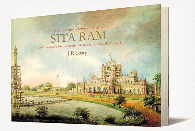 The book cover for Sita Ram: Picturesque View of India.