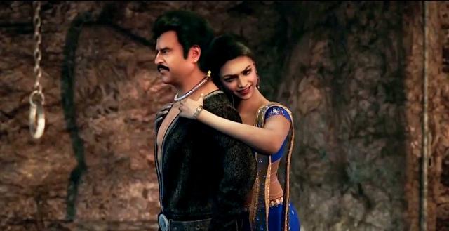 Deepika Padukone and Rajinikanth’s CGI avatars in Kochadaiiyaan. (Youtube grab) Deepika Padukone and Rajinikanth’s CGI avatars in Kochadaiiyaan. (Youtube grab)