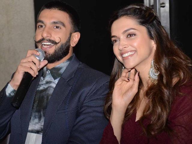 Ranveer Singh and Deepika Padukone addressing a press conference in Amritsar on Friday. (Sameer Sehgal/HT Photo) Ranveer Singh and Deepika Padukone addressing a press conference in Amritsar on Friday. (Sameer Sehgal/HT Photo)