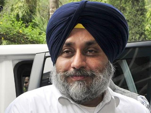 Punjab deputy chief minister Sukhbir Badal. (HT Photo) Punjab deputy chief minister Sukhbir Badal. (HT Photo)