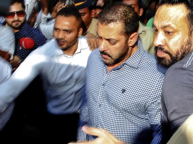 Actor Salman Khan was accused of driving under the influence of alcohol and speeding at the time of the incident but last week he was acquitted of all charges by the Bombay high court.(Arijit Sen/HT Photo)