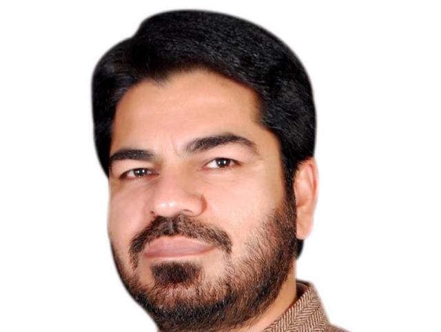 Tarn Taran BJP district president Navreet Singh Shafipur. (Sameer Sehgal / HT) Tarn Taran BJP district president Navreet Singh Shafipur. (Sameer Sehgal / HT)