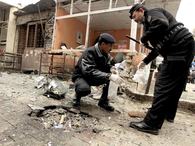 Three people were killed and two others sustained injuries in two separate bomb blasts in a restive tribal region near the Afghan border.(Reuters File Photo) Three people were killed and two others sustained injuries in two separate bomb blasts in a restive tribal region near the Afghan border.(Reuters File Photo)