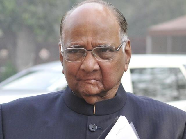 Nationalist Congress Party (NCP) president Sharad Pawar during the winter session of Parliament in New Delhi.(Vipin Kumar/HT Photo)
