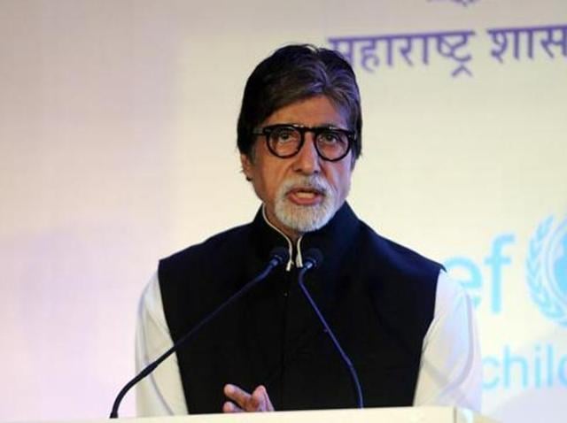 Amitabh Bachchan, a Unicef goodwill ambassador, speaks during the launch of a media campaign for Hepatitis-B organized by the Health Ministry in Mumbai on November 23, 2015. (AFP) Amitabh Bachchan, a Unicef goodwill ambassador, speaks during the launch of a media campaign for Hepatitis-B organized by the Health Ministry in Mumbai on November 23, 2015. (AFP)