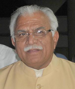 Haryana CM Manohar Lal Khattar.